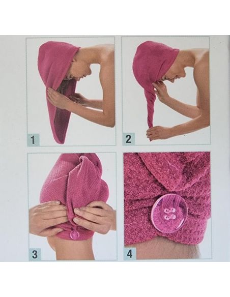 Towel Chalma, Turban for drying hair from MONKEY CLEAN microfiber buy in online store