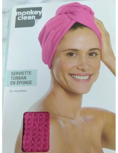 Towel Chalma, Turban for drying hair from MONKEY CLEAN microfiber buy in online store