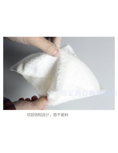 Bamboo rag for washing dishes and house cleaning 16 * 18cm - white buy in online store Bamboo rag for washing dishes and house cleaning 16 * 18cm - white buy in online store