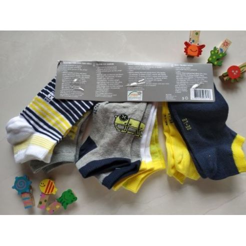 Lupilu Yellow Socks 7pcs Size 23-26 buy in online store