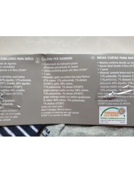 Lupilu Yellow Socks 7pcs Size 23-26 buy in online store