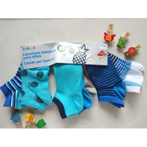 Socks Lupilu Pineapple 7pcs Size 27-30 buy in online store