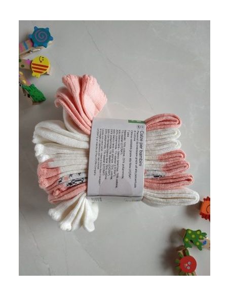 Socks Lupilu Set Pink 7pcs Size 23-26 buy in online store