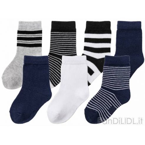 Socks Lupilu Set Blue 7pcs Size 27-30 buy in online store