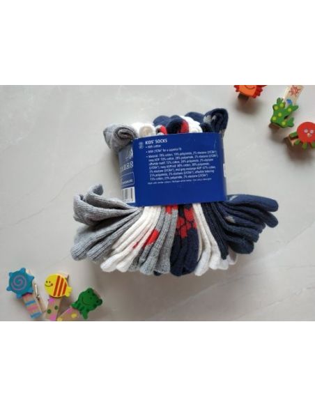 Socks Lupilu Set Red 7pcs Size 27-30 buy in online store