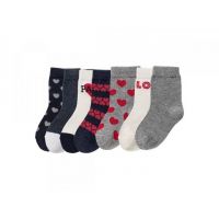 Socks Lupilu Set Red 7pcs Size 27-30 buy in online store