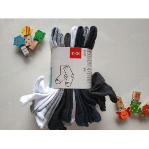 Socks Lupilu Set Gray 7pcs Size 31-34 buy in online store