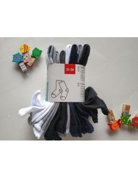 Socks Lupilu Set Gray 7pcs Size 31-34 buy in online store