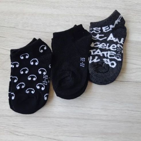 Socks Lupilu Letters 3pcs Size 27-30 buy in online store