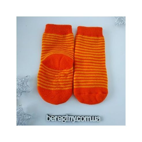 Socks Anti-slip terry Children's 0-6 orange buy in online store