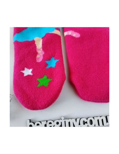 Socks terry without heel 1-4 year - pink buy in online store
