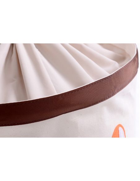 Basket for toys Cotton with Applique - Fox buy in online store Basket for toys Cotton with Applique - Fox buy in online store