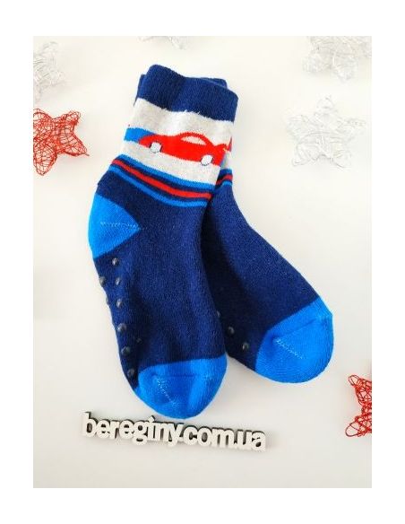 Socks Anti-slip terry children's 86/92 size - machinery and blue buy in online store Socks Anti-slip terry children's 86/92 size - machinery and blue buy in online store