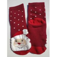 Socks terry Santa Claus size 27-30 buy in online store