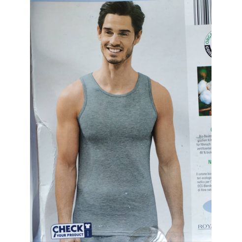 Cotton men's T-shirt Aldi (Germany) - size L, gray - set 2pcs buy in online store