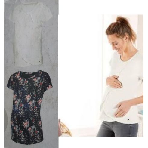 T-shirts for pregnant women and feeding Esmara - set 2pcs Size L 44/46 buy in online store