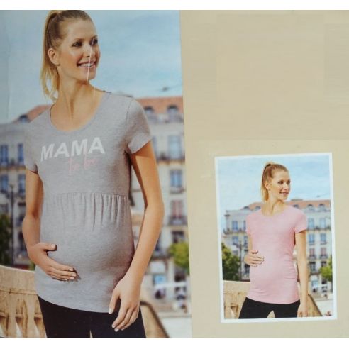 T-shirts for pregnant women Blue Motion - Set 2pcs Size S 36/38 buy in online store