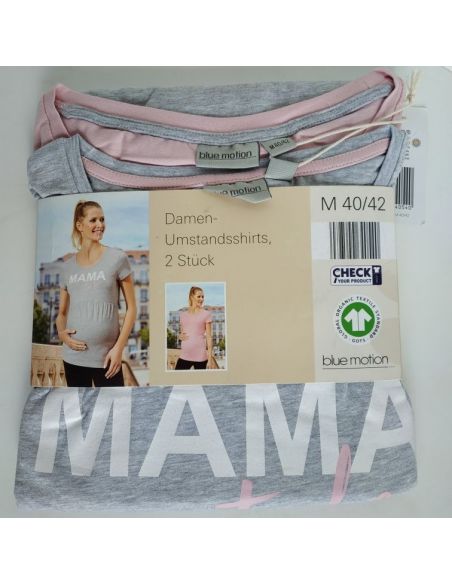 T-shirts for pregnant women Blue Motion - set 2pcs size M 40/42 buy in online store