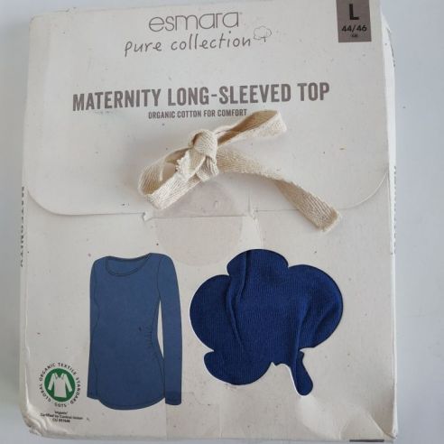 Long Sleeve T-shirt Esmara - XS 32/34 Blue buy in online store