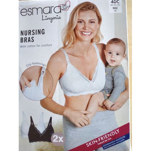 Esmara feeding bras - Black + White with Ryushkami buy in online store