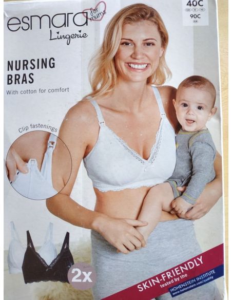 Esmara feeding bras - Black + White with Ryushkami buy in online store