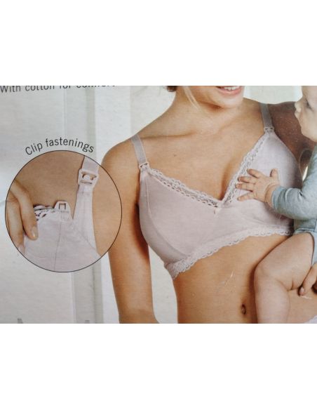 Esmara feeding bras - pink + gray buy in online store
