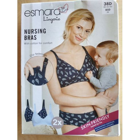 Esmara feeding bras - blue + blue buy in online store