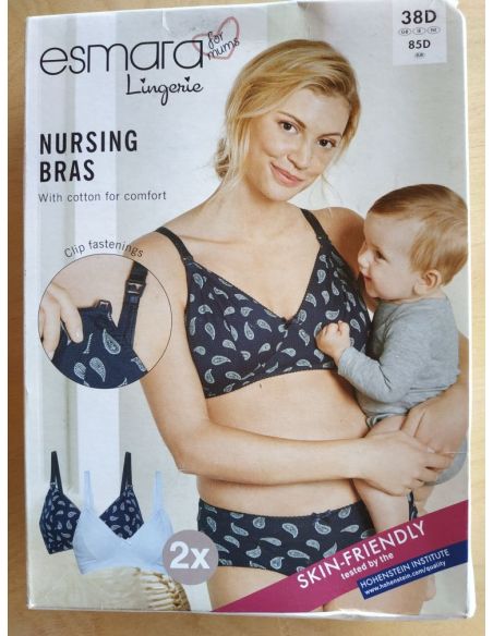 Esmara feeding bras - blue + blue buy in online store