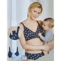 Esmara feeding bras - blue + blue buy in online store
