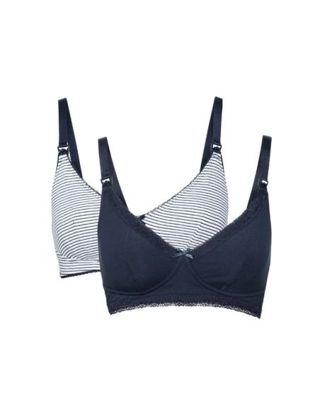 Esmara feeding bras - blue + striped buy in online store