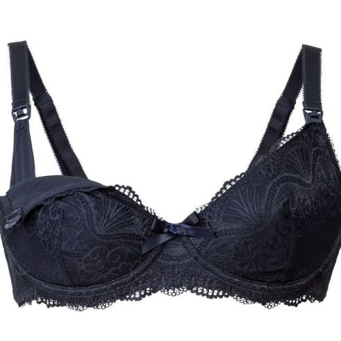 Esmara feeding bras - blue + white with bones buy in online store