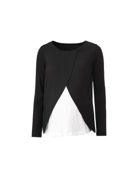 Long Sleeve T-shirt for Pregnant and Feeding Esmara 1ct - M 40/42 Black buy in online store