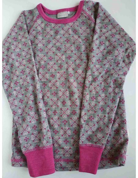 Term underwear Raglan from Merinosa's Name IT Denmark 4-5 years (110) - gray buy in online store