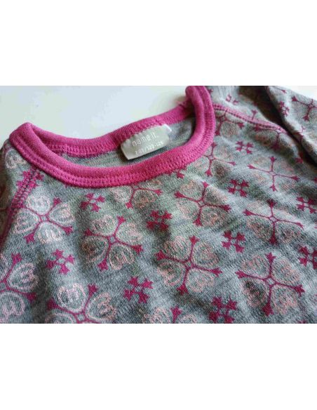 Term underwear Raglan from Merinosa's Name IT Denmark 7-8 years old (122) - Gray buy in online store