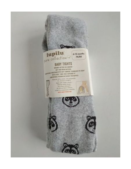Tights terry gray Lupilu 50/56 buy in online store