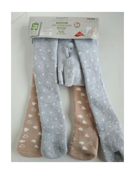 Tights terry white Lupilu - set 2pcs 74/80 buy in online store