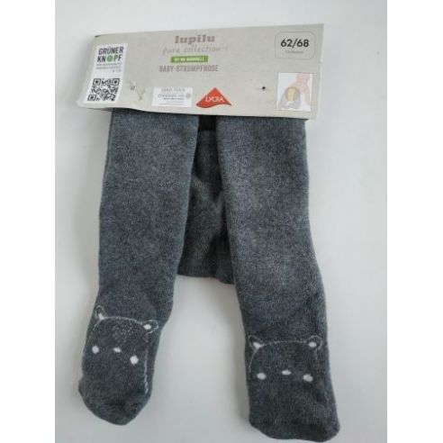 Tights terry Lupilu - dark gray buy in online store
