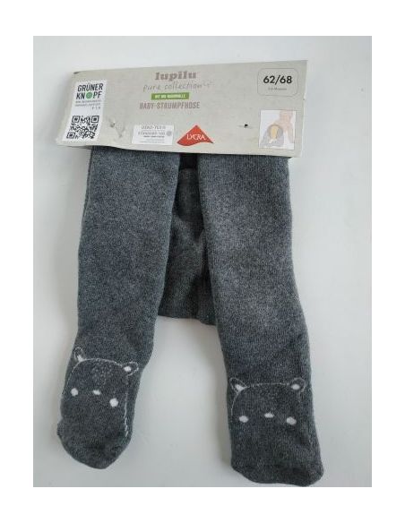 Tights terry Lupilu - dark gray buy in online store