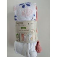 Tights Flowers + Pink Lupilu (2pcs) buy in online store 2