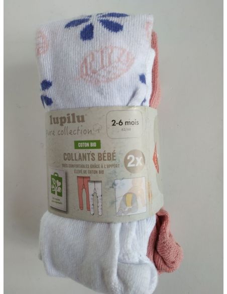 Tights Flowers + Pink Lupilu (2pcs) buy in online store