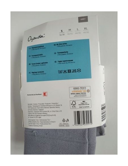 Oyanda thermocolments with fleece - gray buy in online store