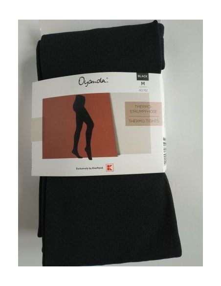 Oyanda thermocolments with fleece - black buy in online store