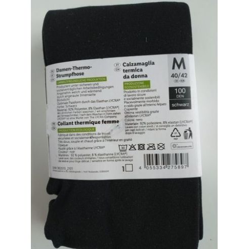 Esmara thermal collides with fleece - Black 100Den buy in online store