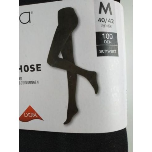 ESMARA Ladies' Thermal Thick Footless Tights Soft Fleece L for