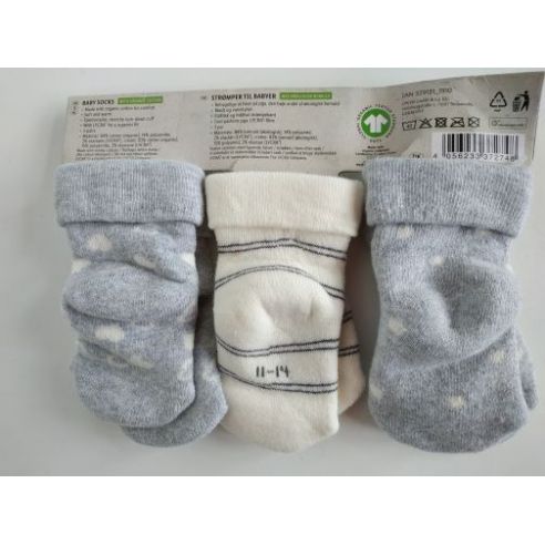 Socks terry Lupilu light gray (3Pars) buy in online store