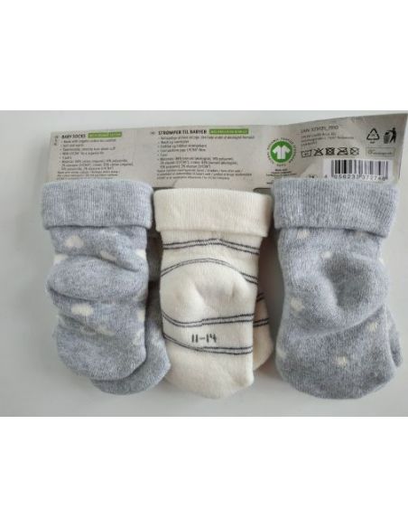 Socks terry Lupilu light gray (3Pars) buy in online store