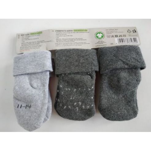 Socks terry Lupilu Dark gray (3Pars) buy in online store
