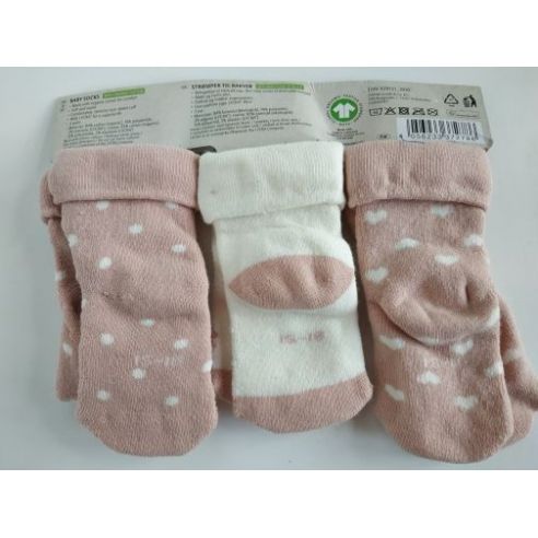 Socks terry Lupilu pink (3Pars) buy in online store