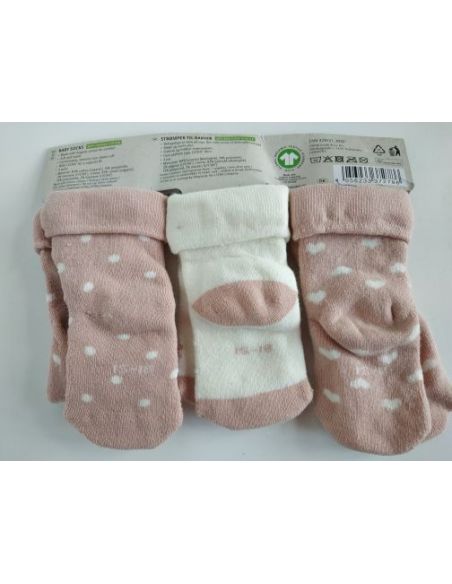 Socks terry Lupilu pink (3Pars) buy in online store