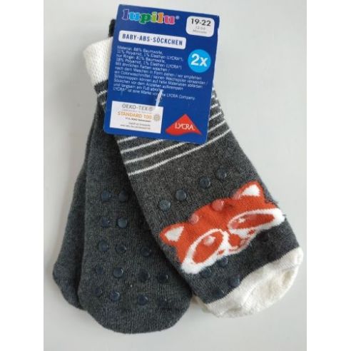 Socks Children's anti-slip terry Lupilu for crawling -Onoth (2 pairs) buy in online store